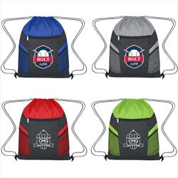 JH3063 Ripstop Drawstring Bag With Custom Imprint